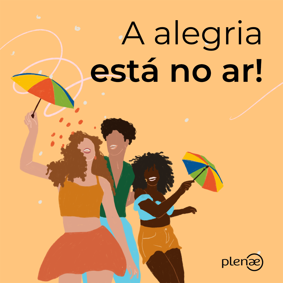 A alegria está no ar!